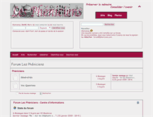 Tablet Screenshot of forum.pheniciens.com